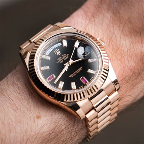 rose gold presidential rolex for sale|rolex day date 228238.